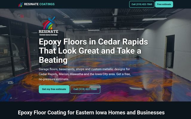 Resinate Coatings website